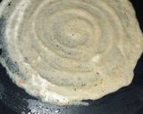 A picture of step 2 of Stuffed Rava Dosa with shezwan twist.