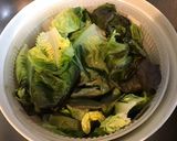 Une image de l'étape 2 de Laitue rougette à l'oignon rouge et herbes aromatiques.