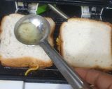 A picture of step 2 of Maggi sandwich.