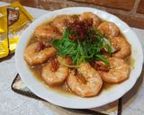 蔴油鮮蝦（電鍋料理）的食譜步驟6照片