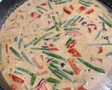 A picture of step 3 of One pan Thai red curry.