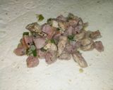 A picture of step 5 of Chicken and Chorizo Burritos.