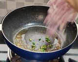 A picture of step 4 of Veg noodles spring rolls.
