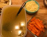 Húsleves csirkehusiból recept fázis 6 fotója