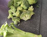 Une image de l'étape 1 de Crème de brocoli (et pâtes).
