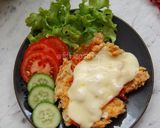 Foto langkah ke 7 dari resep Ayam Geprek Keju Mozzarella.