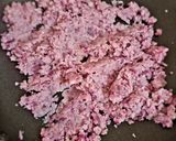 A picture of step 2 of Purple Yam Halwa.