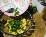 A picture of step 2 of Tawa potato Crumbs kabab.