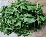 A picture of step 1 of Kerala style Palak thoran.