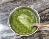 A picture of step 2 of DHANIA PANEER without ONION GARLIC....