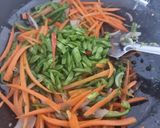 A picture of step 1 of Vegetable Hot dog.