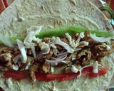 A picture of step 5 of Tortilla wraps.