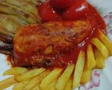 عکس مرحله 4 از دستور گیزاتما مرغ و بادمجان و گوجه و سیب زمینی