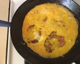 A picture of step 2 of California Farm Crispy Blue Cheese Omelette.