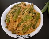A picture of step 4 of Dum ki Bhindi.