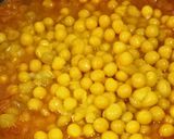 A picture of step 5 of Ragda Patties.