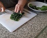 Foto del paso 7 de la receta Pan Árabe con relleno de espinacas y queso