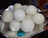 A picture of step 2 of Coconut laddo.