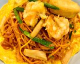 Hình bước làm 5 của món Mì chũ xào kiểu padthai