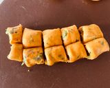A picture of step 7 of Saatpur khaja puri.