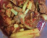 Foto langkah ke 4 dari resep Daging sapi kecap pedas.