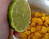 A picture of step 6 of Mango & Lime Agar Jelly.