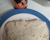 Foto del paso 5 de la receta: Milanesas de pollo, rellenas de salsa bechamel y jamón 🤩