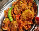 A picture of step 9 of Rajasthani Stuffed Eggplant.