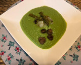 Foto del paso 4 de la receta: Crema de cebolla, espárragos y champi crujientes 🌱vegetariana