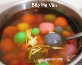 Hình bước làm 7 của món Chè trôi nước ngũ sắc
