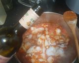 A picture of step 5 of Meatballs with Cuttlefish and Shrimp Tails.