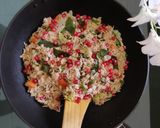A picture of step 4 of Healthy wheat-rice pullav without onion and garlic.