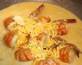 A picture of step 6 of Cheesy Baked Tiger Prawns with Yi Mein Noodles.