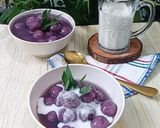 Foto langkah ke 5 dari resep Bubur Candil Ubi Ungu.