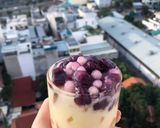 Hình bước làm 3 của món Trà sữa và bánh tráng nướng