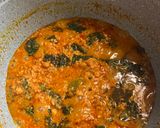 A picture of step 2 of Chicken jollof.