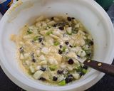 Foto del paso 2 de la receta: Budín de peras, kiwi y pasas