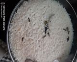 A picture of step 4 of Walnut white pulao.