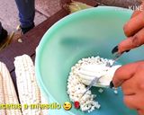 A picture of step 4 of Easy Blender Corn Tamales.