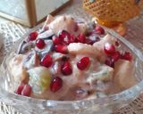 A picture of step 8 of Khati meethi fruit chat.
