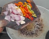 Foto langkah ke 2 dari resep Tumis Sawi Tahu.