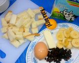 Foto langkah ke 1 dari resep Roti pisang microwave.