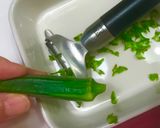 涼拌秋葵的食譜步驟1照片