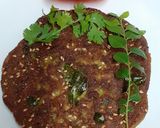 A picture of step 7 of Green mung dal handvo (Pancake).