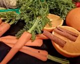 Une image de l'étape 1 de Smoothie carotte orange cannelle.