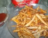 A picture of step 4 of Finger chips || French Fries Recipe || alu ki chips || Snacks Recipe | #Nazliwithkitchen#.
