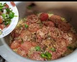 A picture of step 16 of Rangeen Pulao.