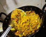 A picture of step 3 of Mix frozen vegetable without onion garlic.