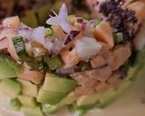 Foto del paso 9 de la receta: Timbal de salmón y camarones con salsa de camarones