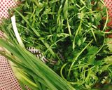 Hình bước làm 2 của món Cháo cá lóc rau đắng mùi mẫn